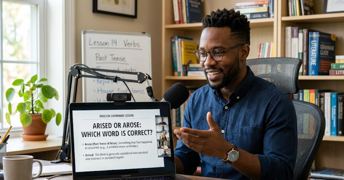 Arised or Arose Which Word Is Correct