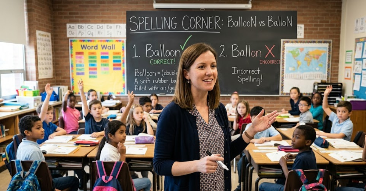 Balloon or Ballon Which Spelling Is Correct