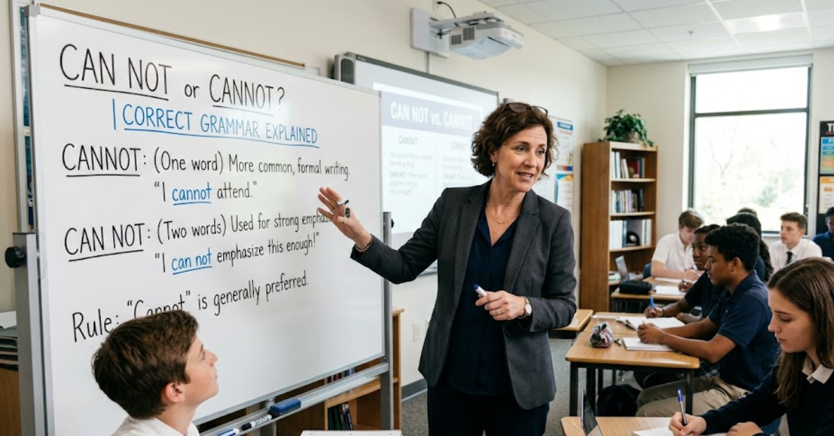 Can Not or Cannot Correct Grammar Explained