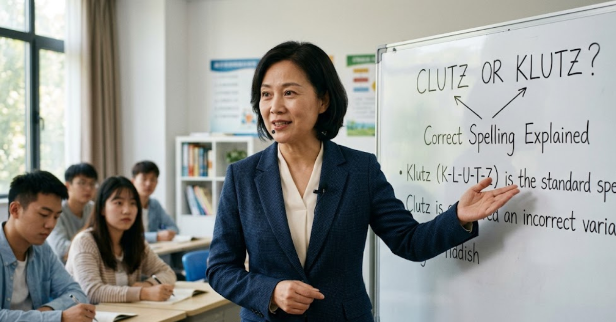 Clutz or Klutz Correct Spelling Explained