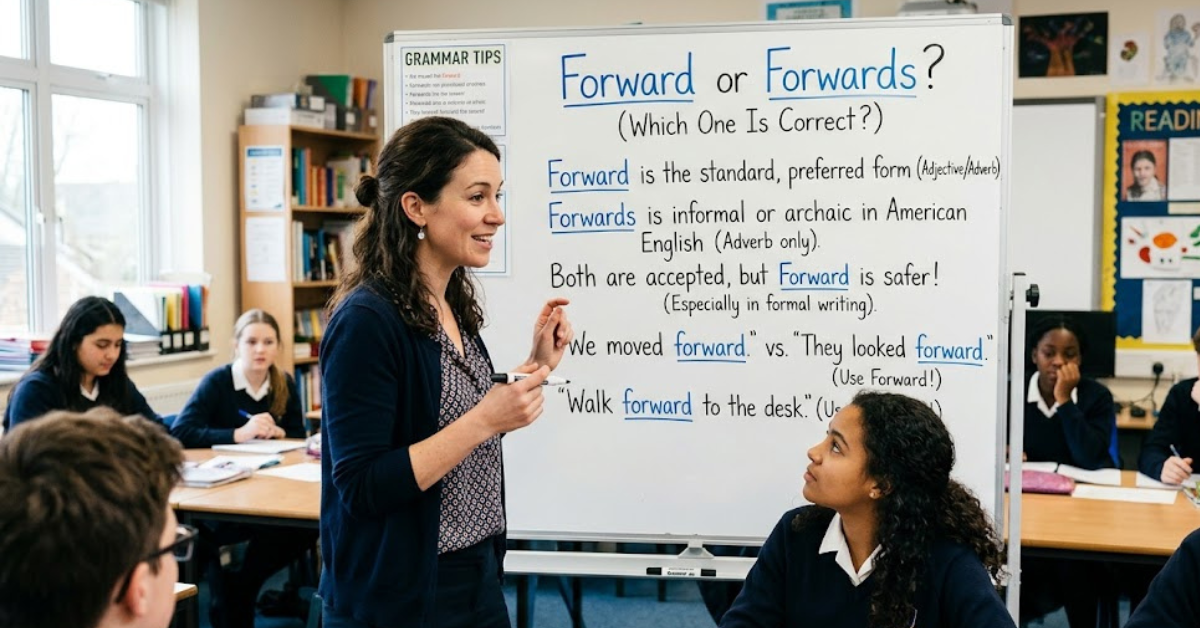 Forward or Forwards Which One Is Correct
