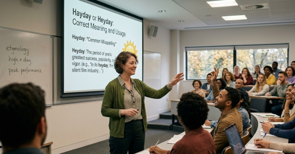 Hayday or Heyday Correct Meaning and Usage