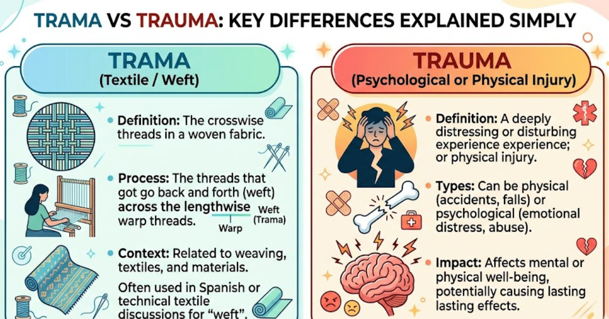 Trama vs Trauma: Key Differences Explained Simply