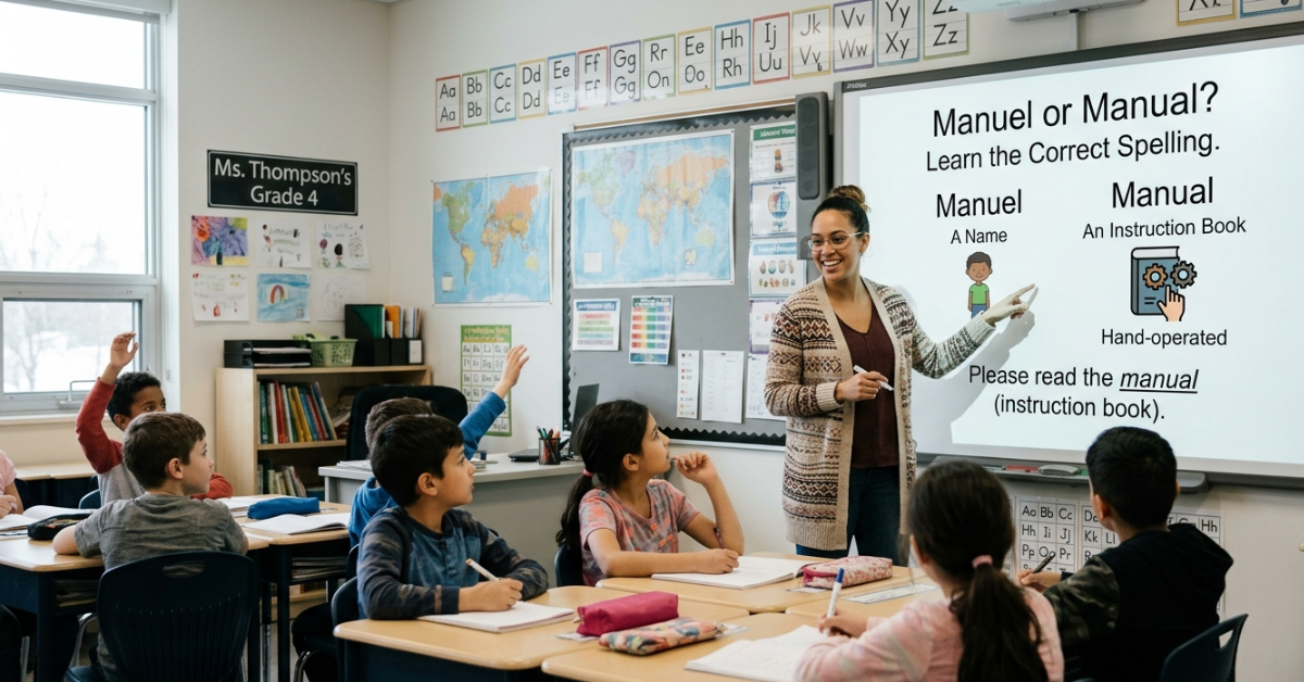 Manuel or Manual Learn the Correct Spelling