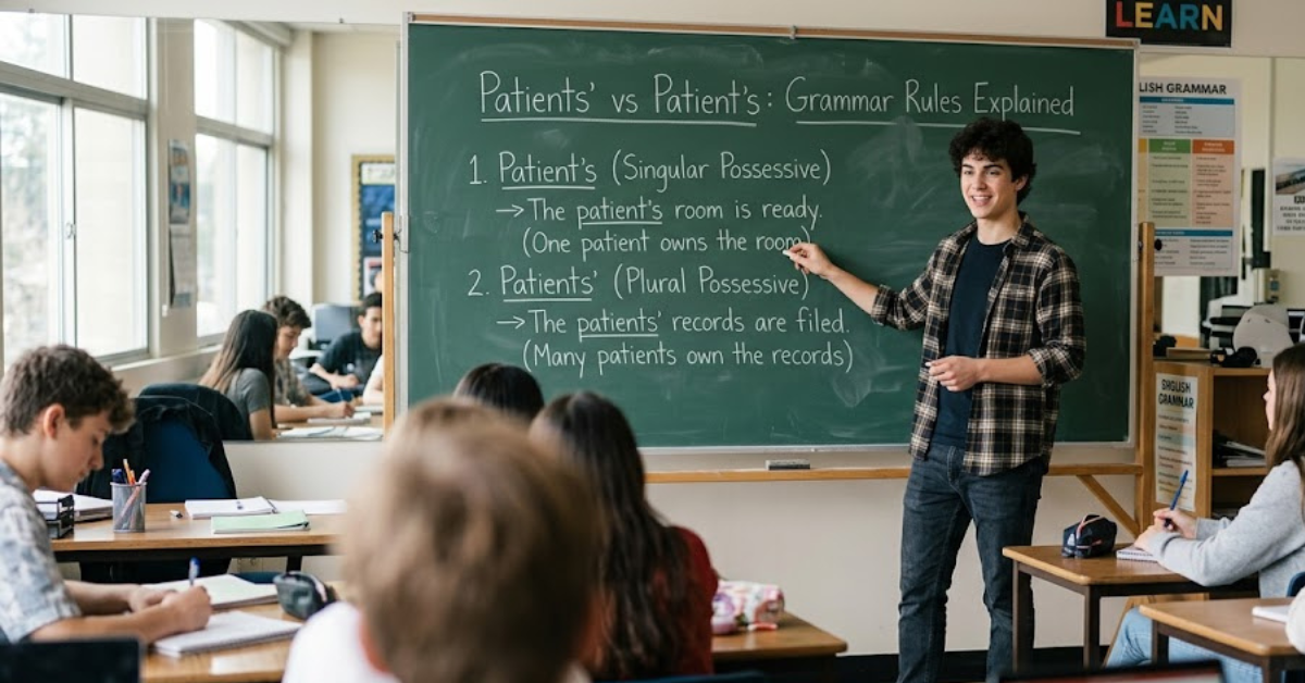 Patients’ vs Patient’s Grammar Rules Explained