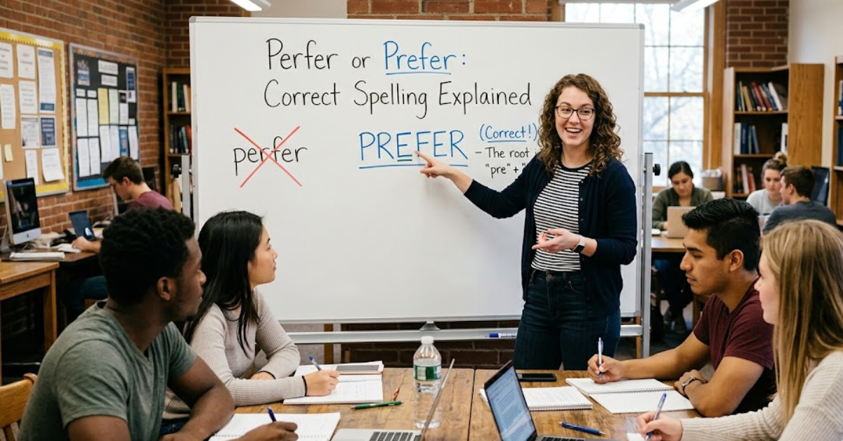 Perfer or Prefer: Correct Spelling Explained