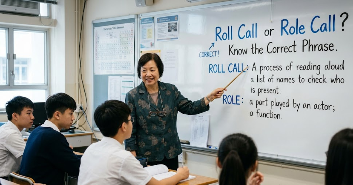 Roll Call or Role Call Know the Correct Phrase
