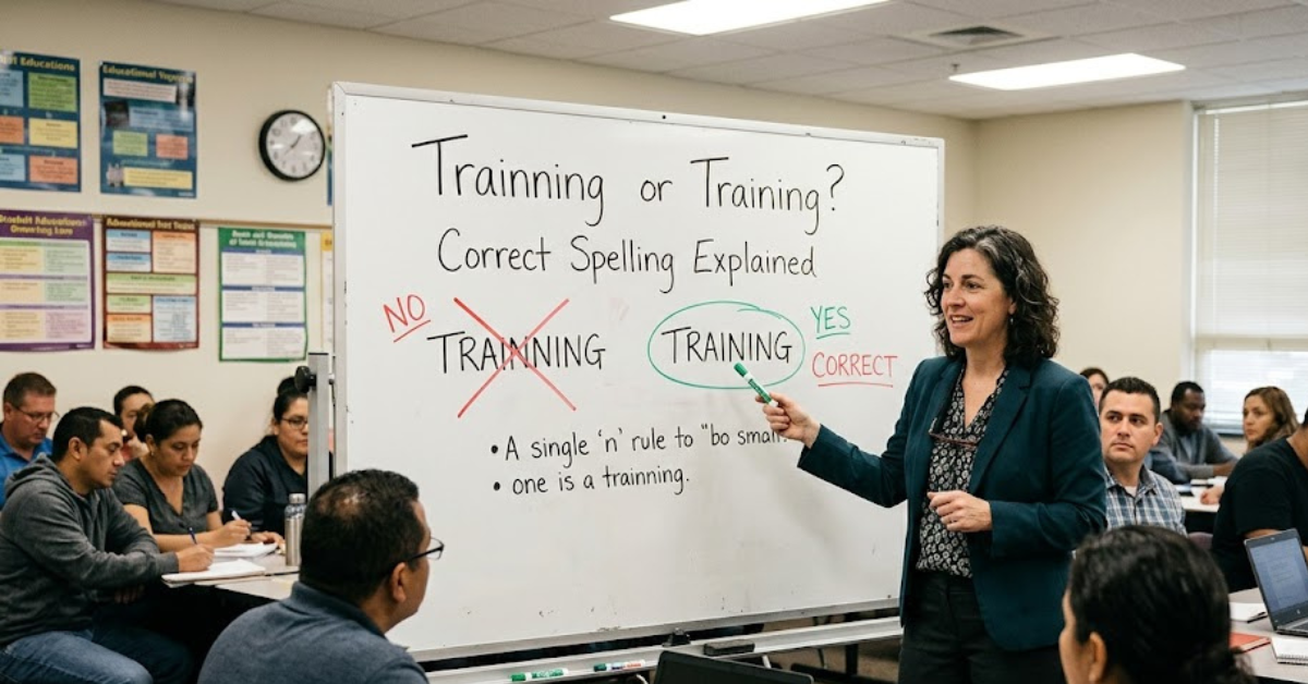 Trainning or Training Correct Spelling Explained