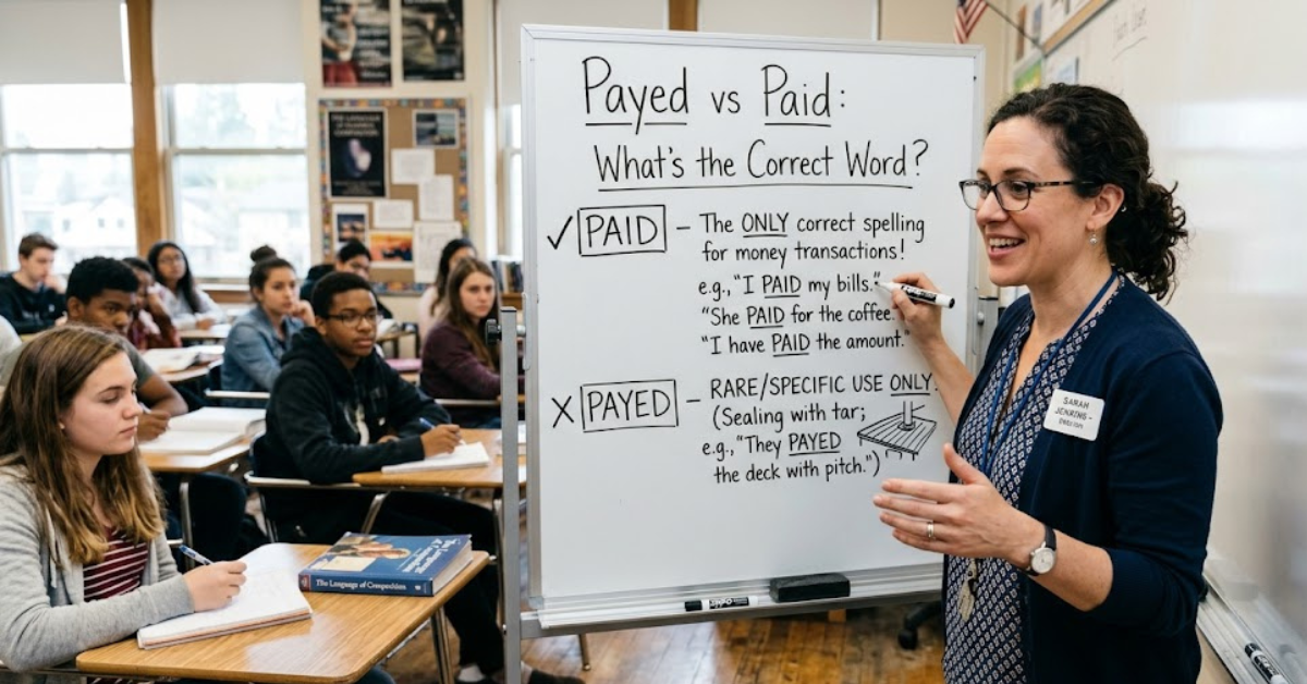Payed vs Paid: What’s the Correct Word?