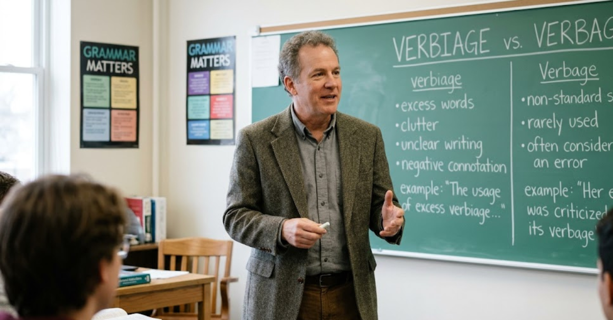Verbiage vs Verbage Meaning, Usage & Examples