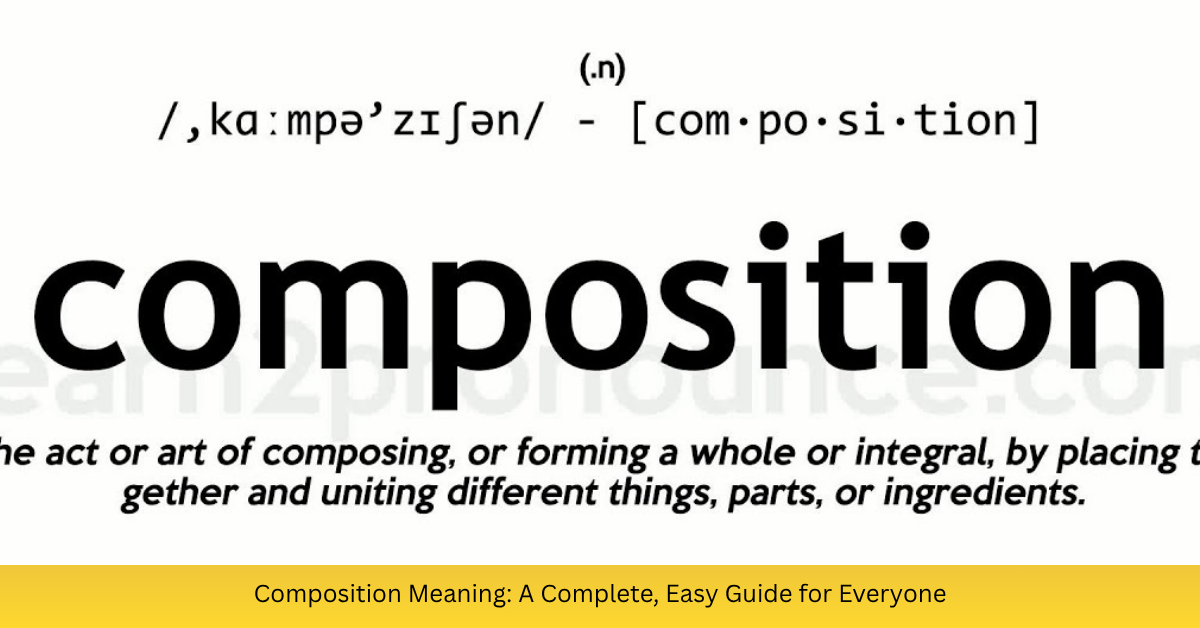 Composition Meaning: A Complete, Easy Guide for Everyone