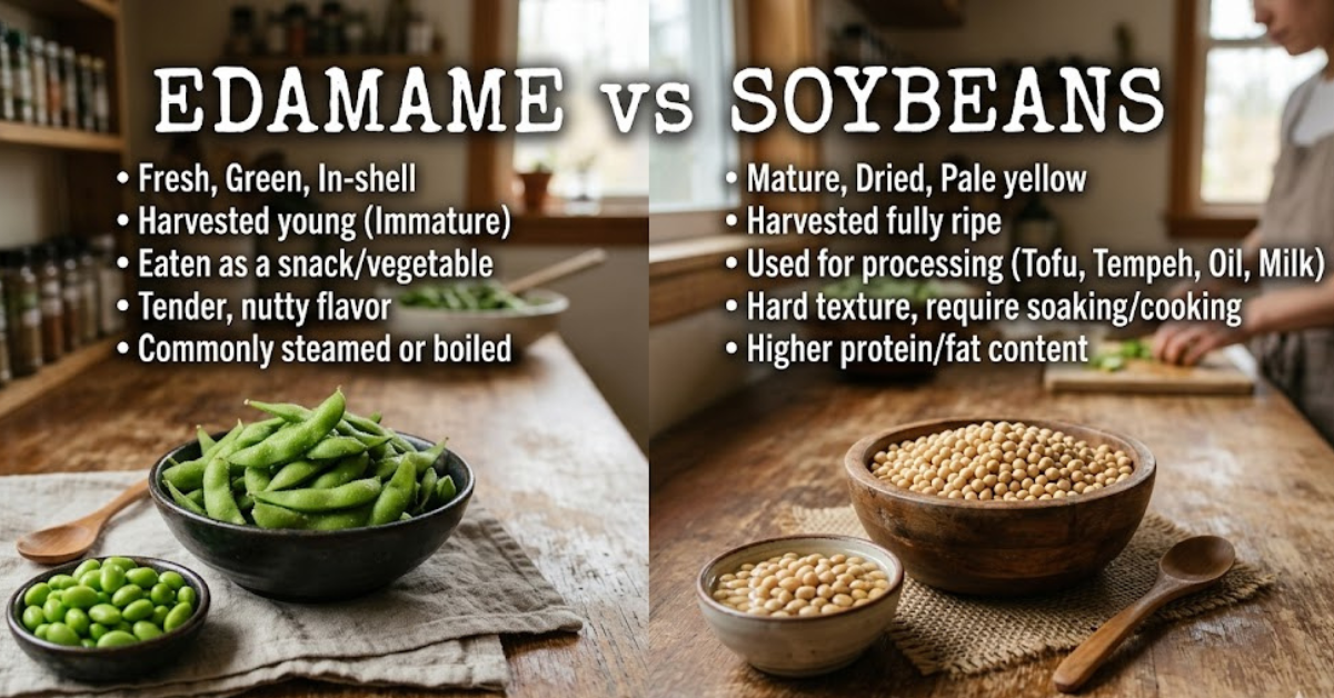 Edamame vs Soybeans: What’s the Real Difference?