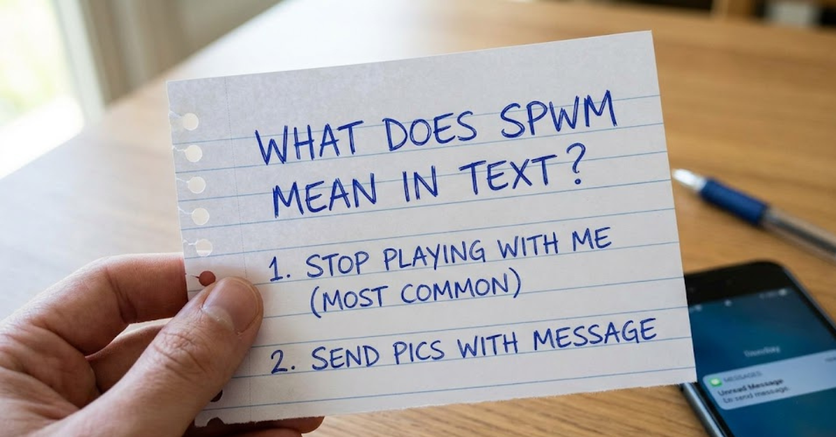 SPWM Meaning in Text: What Does SPWM Mean?