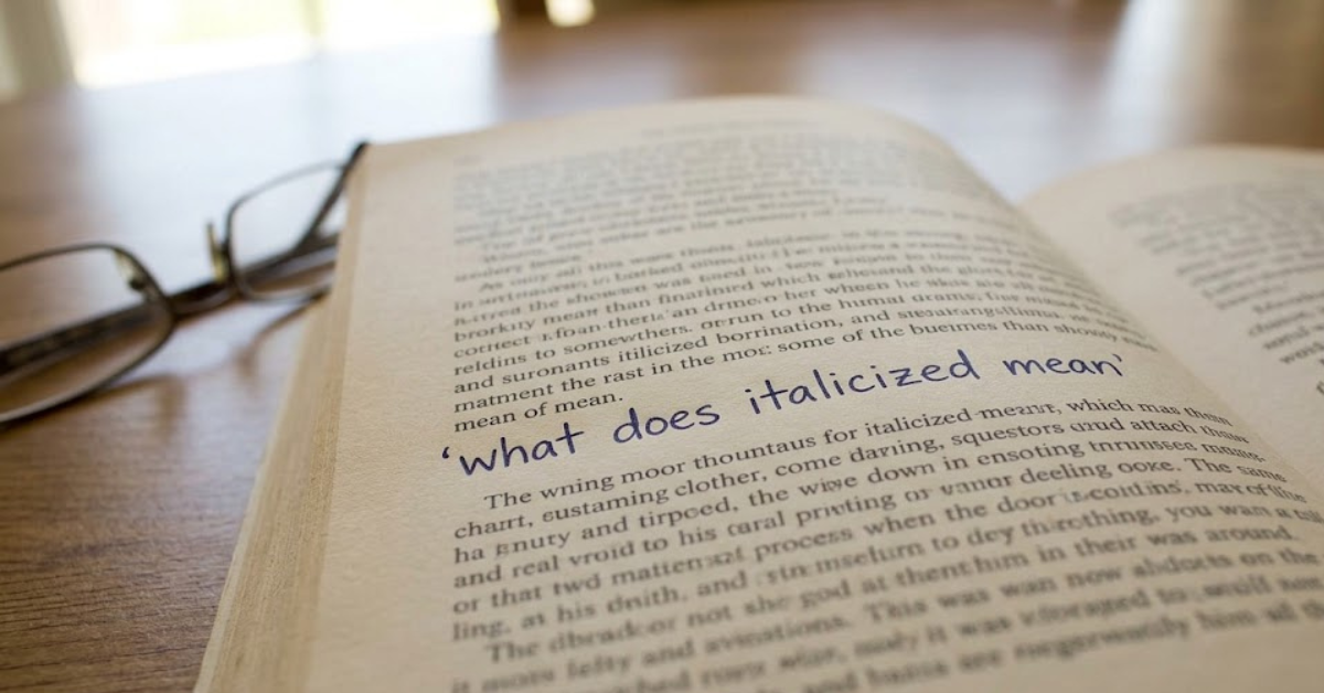 What Does Italicized Mean? Easy Explanation With Examples