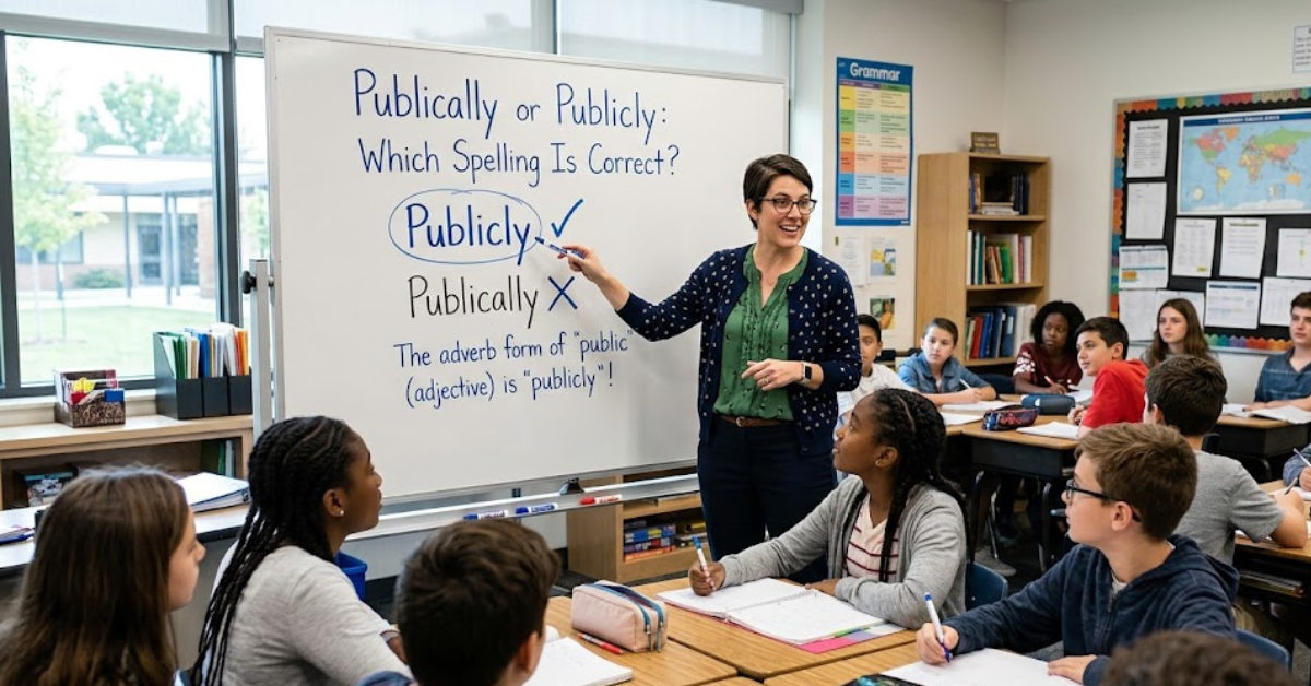 Publically or Publicly: Which Spelling Is Correct?
